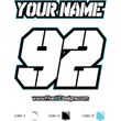 Load image into Gallery viewer, Premium - Fully Custom Jersey Print Back