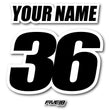 Load image into Gallery viewer, Jersey Print Back Style 1