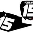Load image into Gallery viewer, Yamaha 'Solid' Number Plate Backgrounds