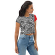 Load image into Gallery viewer, All-Over Print Crop Tee