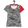 Load image into Gallery viewer, All-Over Print Women's Athletic T-shirt