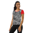 Load image into Gallery viewer, All-Over Print Women's Athletic T-shirt