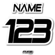 Load image into Gallery viewer, Jersey Print Back Style 5