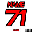 Load image into Gallery viewer, Jersey Print Back Style 5