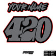 Load image into Gallery viewer, Jersey Print Back Style 3