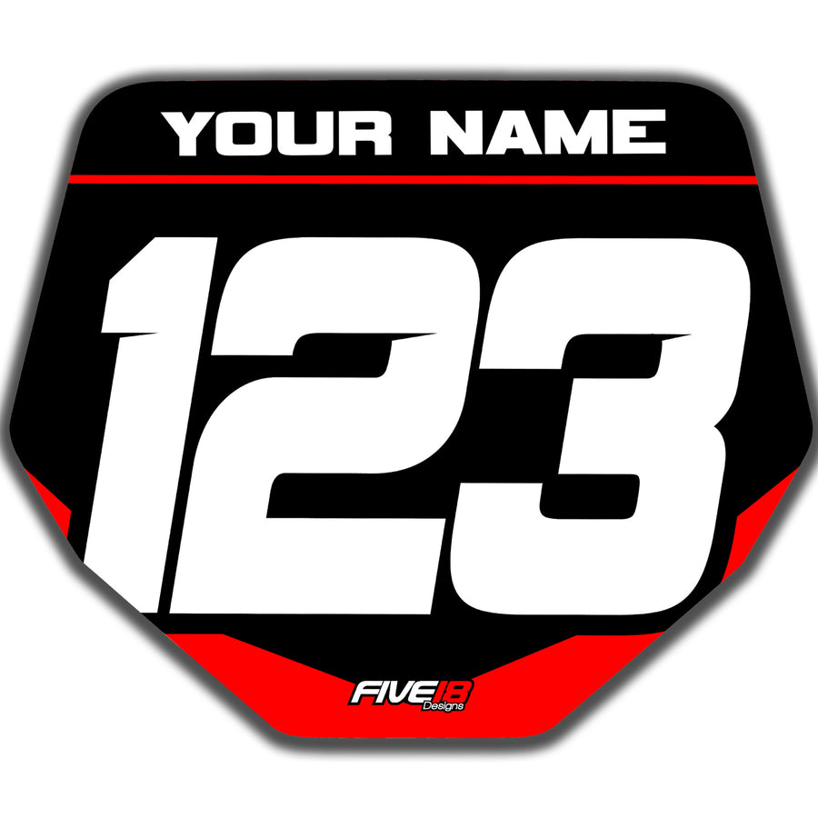 Number Plate Wall graphic
