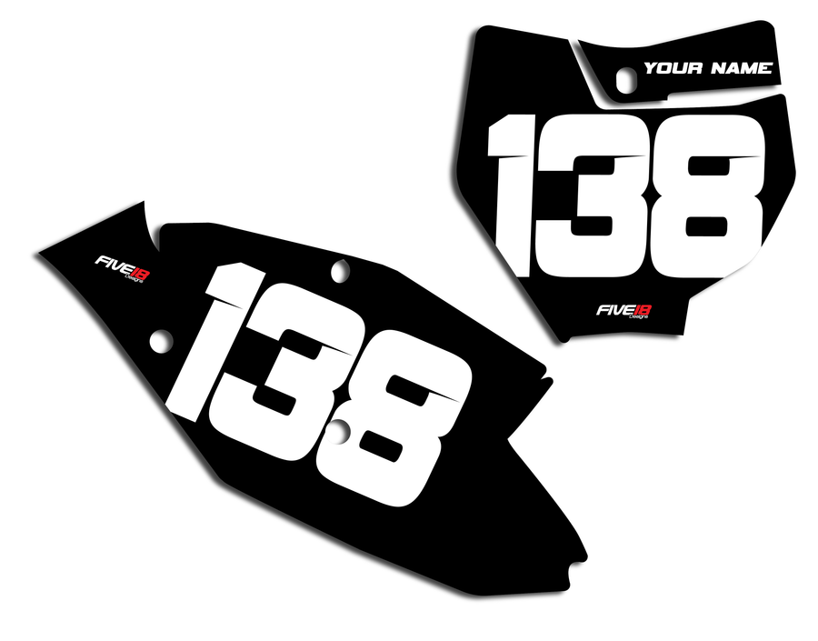 KTM 'Solid' Number Plate Backgrounds