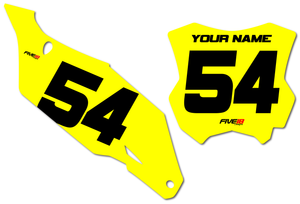 Kawasaki 'Solid' Number Plate Backgrounds