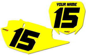 Yamaha 'Solid' Number Plate Backgrounds
